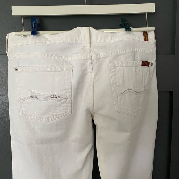 COPY - 7 for all mankind jeans in size 29 white - Picture 4 of 12